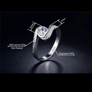 Sterling silver 925 new ring size 7